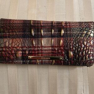 Brahmin Red and Gold Wallet